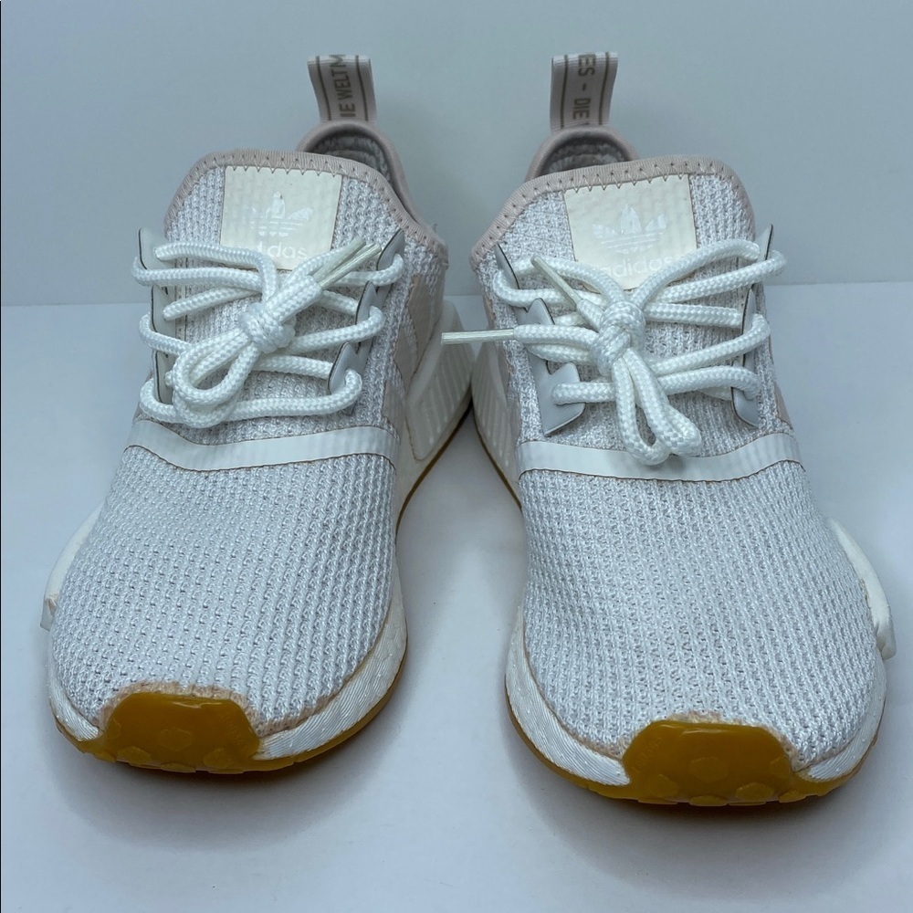 Adidas NMD R1 White Gum size Men’s 4.5 or Women’s 6 - Picture 2 of 9